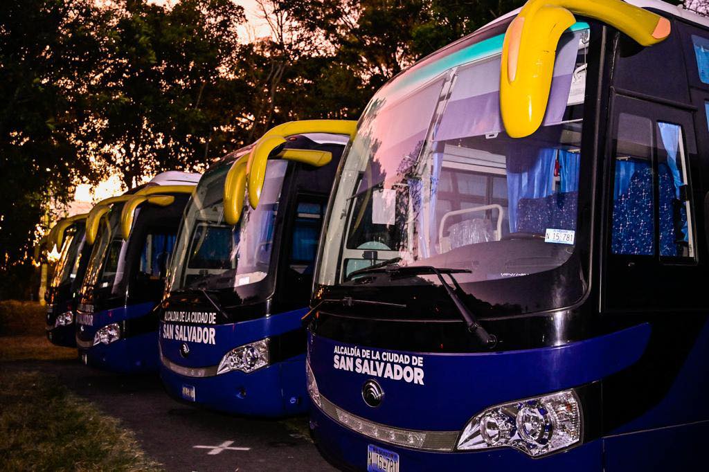 Alcaldía de San Salvador pone a disposición flota de buses municipales para la población alcaldia-de-san-salvador-pone-a-disposicion-flota-de-buses-municipales-para-la-poblacion